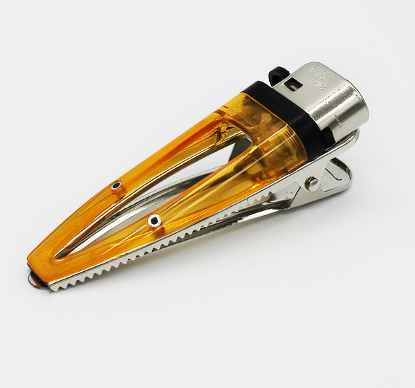 Orange Lit Barret Hair Clip-Corrina Goutos-APOC STORE