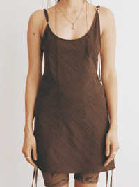 Swell Dress Carob-danbi-APOC STORE