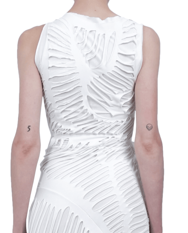 CUT JERSEY DRAPED DRESS-Sia Arnika-APOC STORE