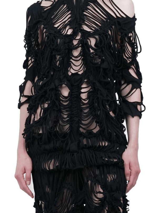 CUT EVENING DRESS-Sia Arnika-APOC STORE