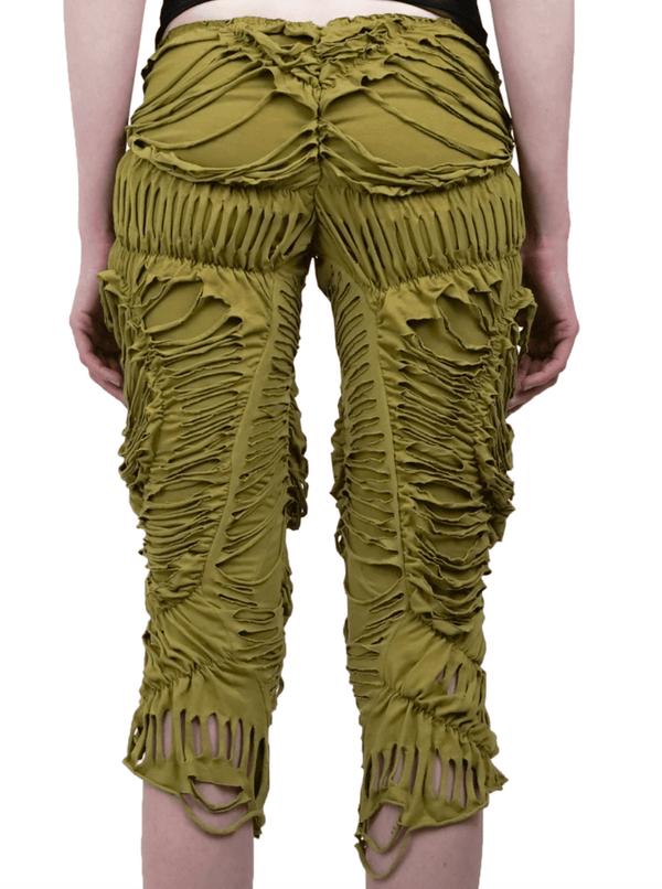 3/4 CUT SHORTS MUSTARD-Sia Arnika-APOC STORE