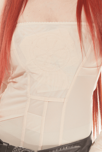 Draped off shoulder dress-Nastyamasha-APOC STORE