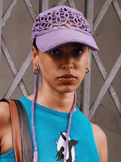 Mesh Crochet Cap-Soji Solarin-APOC STORE