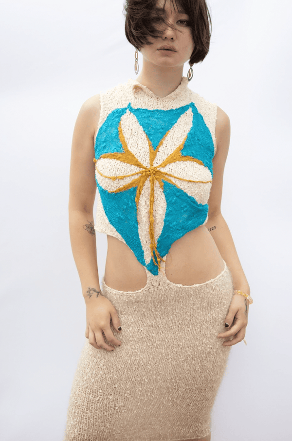 1 of 1 Silk Petal Dress-GRACE GUI-APOC STORE