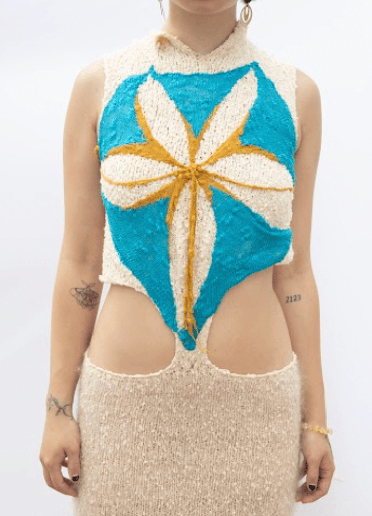 1 of 1 Silk Petal Dress-GRACE GUI-APOC STORE