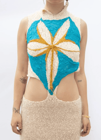 1 of 1 Silk Petal Dress-GRACE GUI-APOC STORE