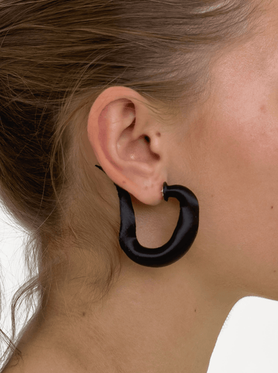 LEECH EARRINGS CURL (pair)-Puer Parasitus-APOC STORE
