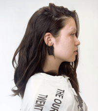 RAY EGG EARRINGS (single)-Puer Parasitus-APOC STORE