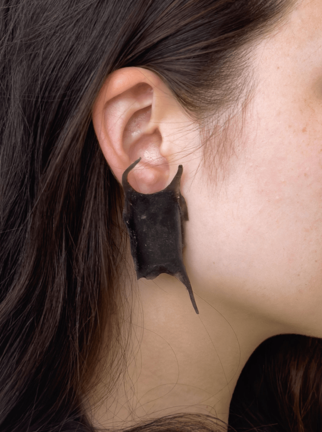 RAY EGG EARRINGS (single)-Puer Parasitus-APOC STORE