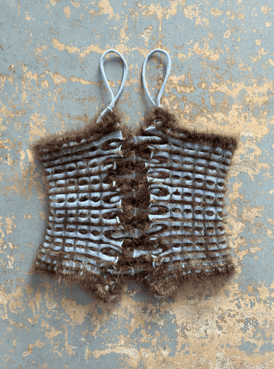 Reversible Caterpillar Top Blue Gray-deparel-APOC STORE