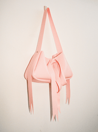 Latex Bow Bag Baby Pink-Soft Skin Latex-APOC STORE