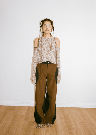 twist trousers-Danbi-APOC STORE
