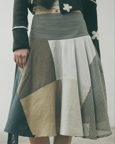 3D STRIPES SKIRT-GARBAGE CORE-APOC STORE