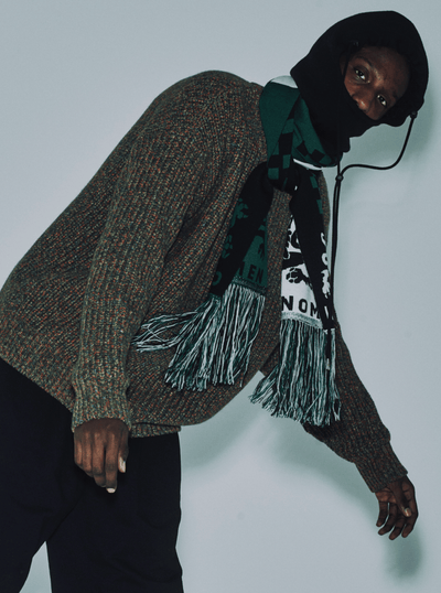 Hooligan Balaclava Scarf Green-Cognomen-APOC STORE