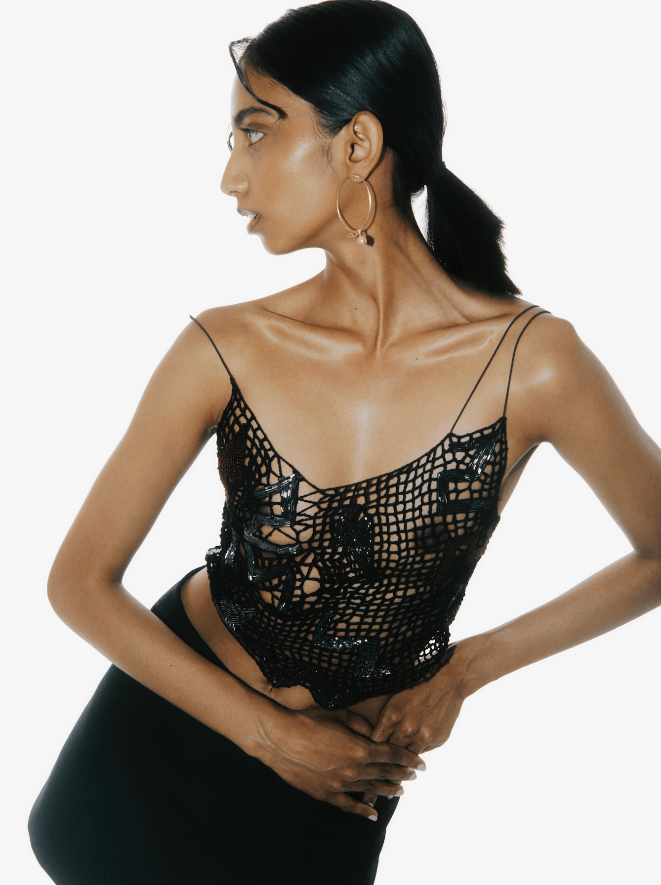 Embroidered Crochet Tetris Top-Lou de Bètoly-APOC STORE
