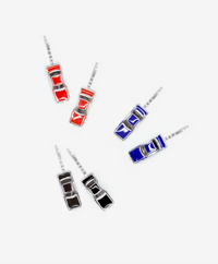 Traffic Jam Hairpins Red-Marland Backus-APOC STORE