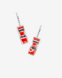 Traffic Jam Hairpins Red-Marland Backus-APOC STORE