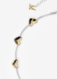 Lil heart necklace Gold-Marland Backus-APOC STORE