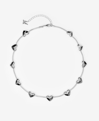 Lil heart necklace Silver-Marland Backus-APOC STORE