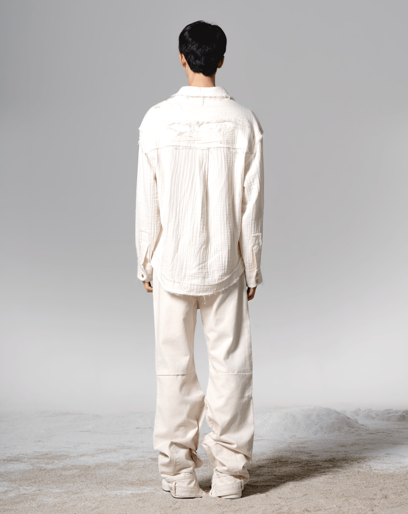 surgery double jeans 'ivory'-Surgery-APOC STORE