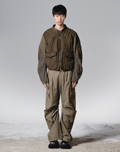surgery reverse 4 pocket cargo pants 'khaki'-Surgery-APOC STORE