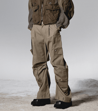 surgery reverse 4 pocket cargo pants 'khaki'-Surgery-APOC STORE