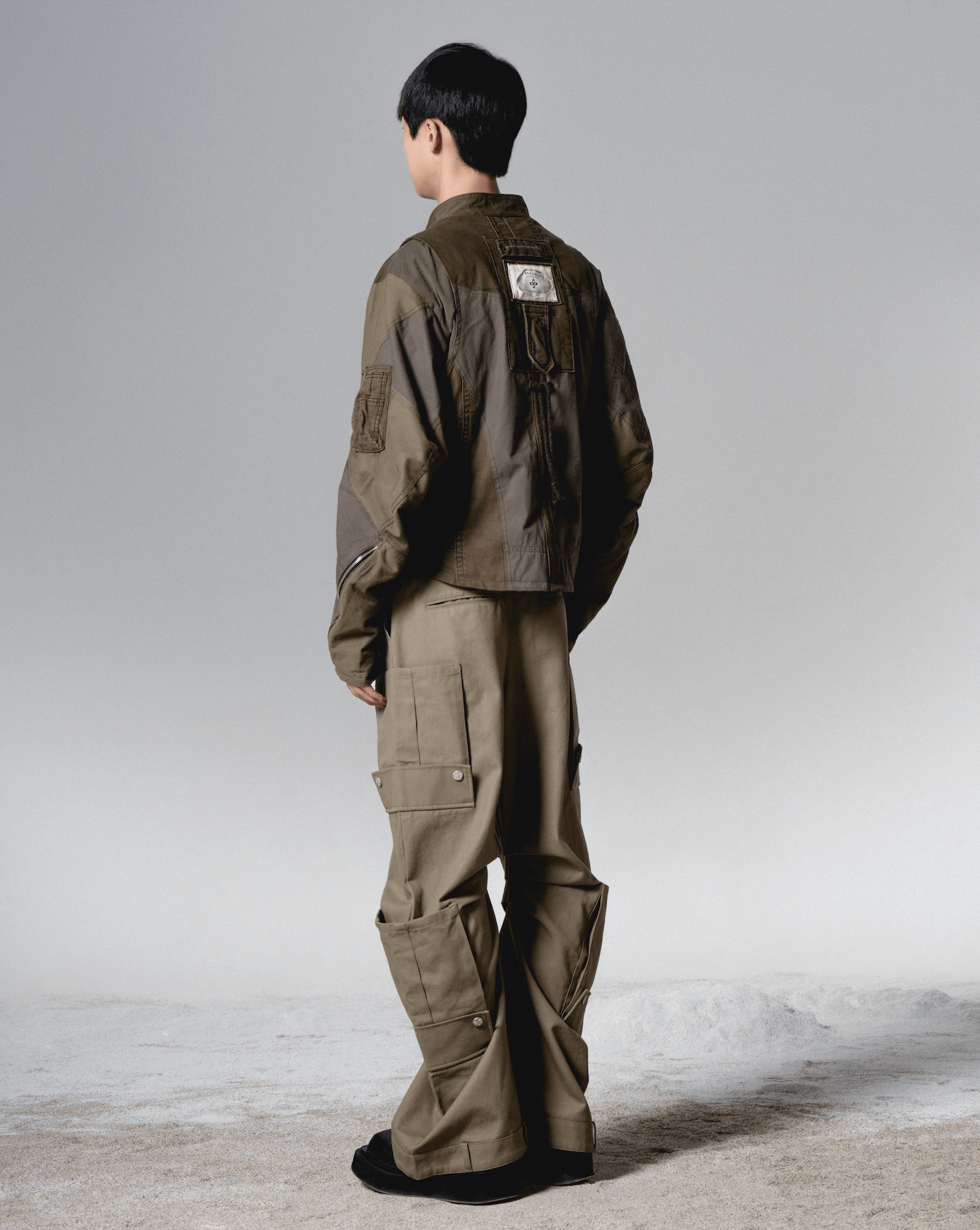 surgery reverse 4 pocket cargo pants 'khaki'-Surgery-APOC STORE