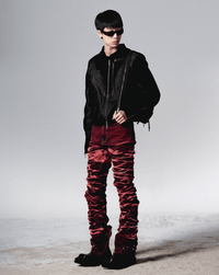 surgery yoonseul long length double jeans 'flame'-Surgery-APOC STORE