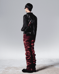 surgery yoonseul long length double jeans 'flame'-Surgery-APOC STORE