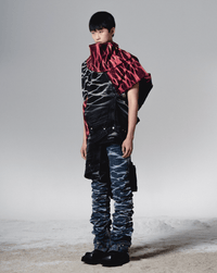 surgery yoonseul long length double jeans 'blue'-Surgery-APOC STORE