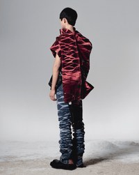 surgery yoonseul long length double jeans 'blue'-Surgery-APOC STORE