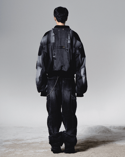 surgery cargo double jeans 'black denim'-Surgery-APOC STORE