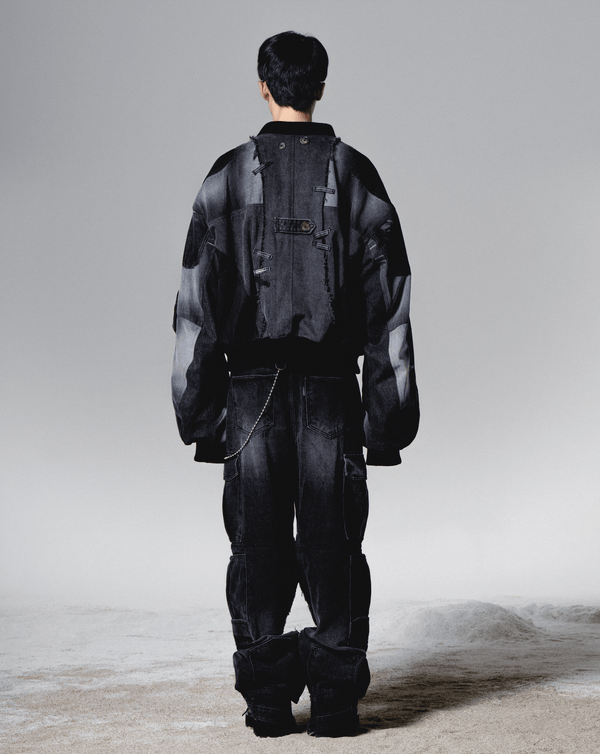 surgery cargo double jeans 'black denim'-Surgery-APOC STORE