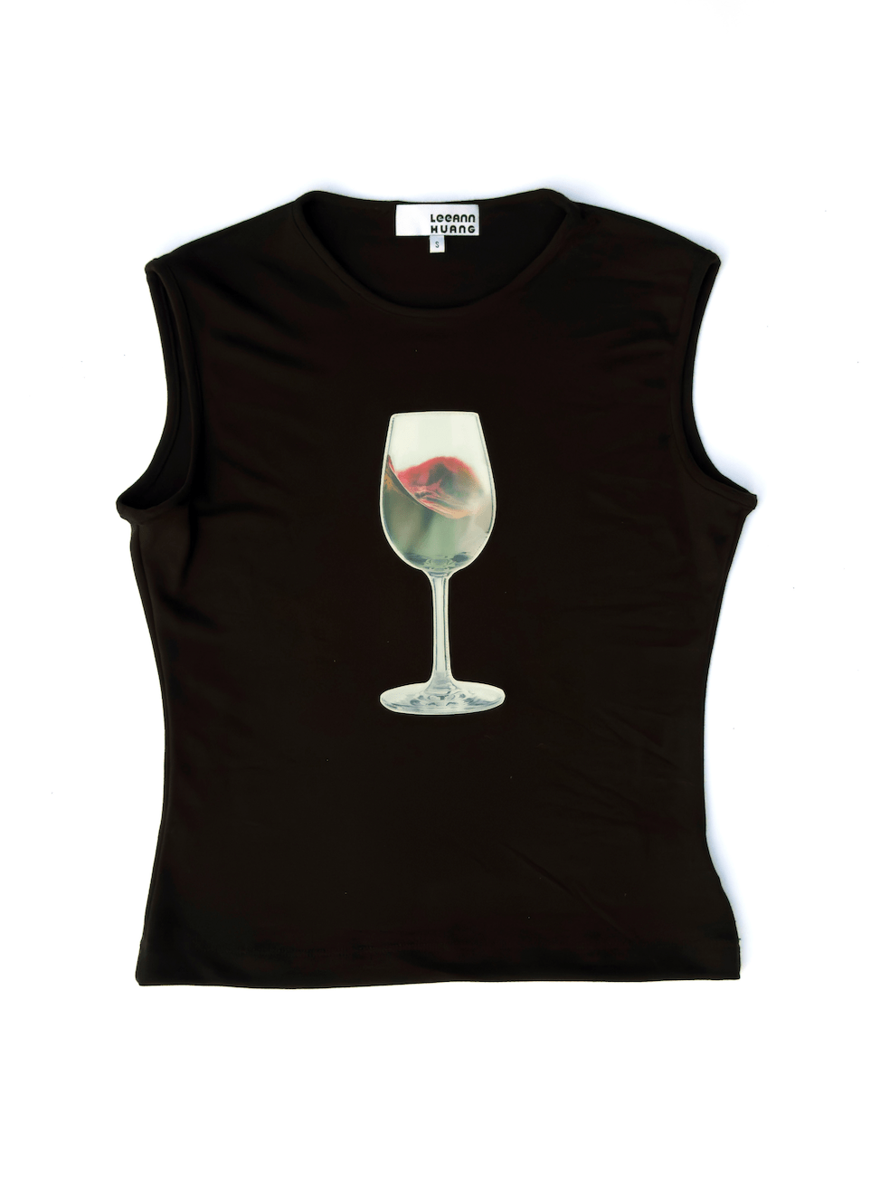 Red Wine Lenticular Tank-Leeann Huang-APOC STORE