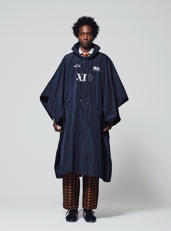 SUPPORTER PONCHO COAT BLACK-Cognomen-APOC STORE