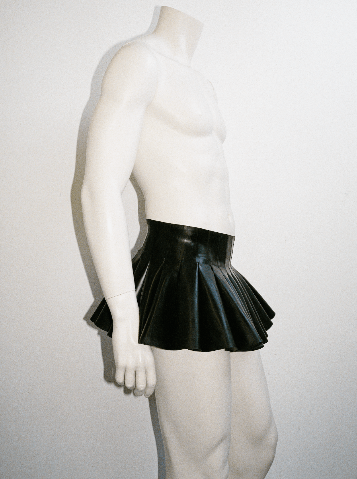 Bubble Skirt Black-Soft Skin Latex-APOC STORE