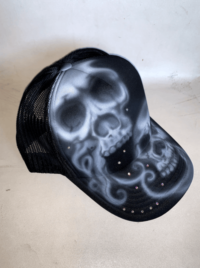 SKULL CAP TRUCKER HAT-Spacebrat-APOC STORE