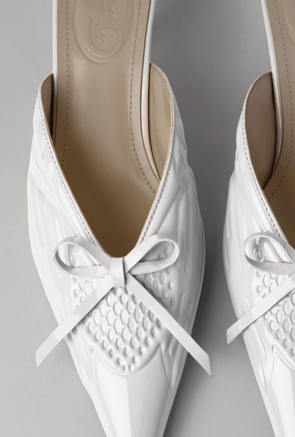 Victorian runner pumps white-Invasive Modification-APOC STORE