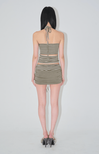 layer bikini halter tank olive-Nibgnus-APOC STORE