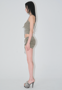layer bikini halter tank olive-Nibgnus-APOC STORE