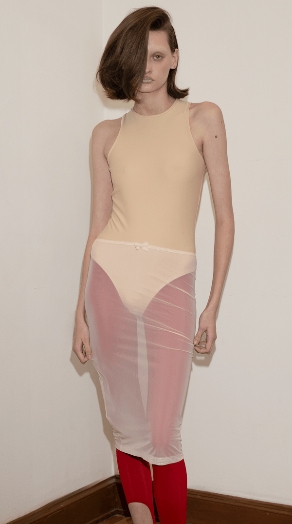 Biflex Bodysuit Peach-Nastyamasha-APOC STORE