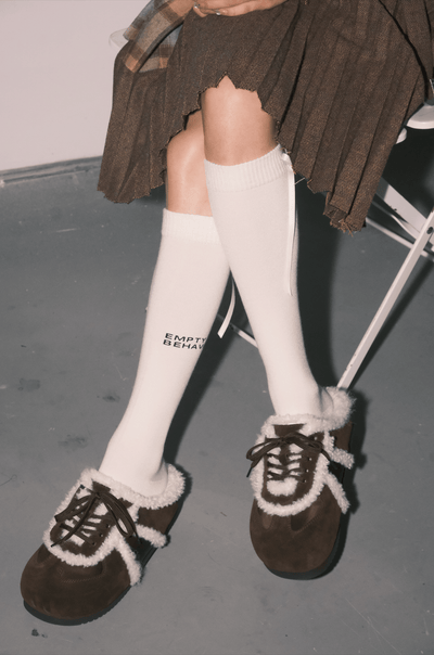 GO VACAY - Birken Fluffy Slippers Brown-EMPTY BEHAVIOR-APOC STORE