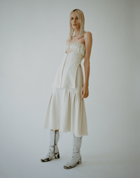 BOUCLE WOOL BODICE-Elena Velez-APOC STORE