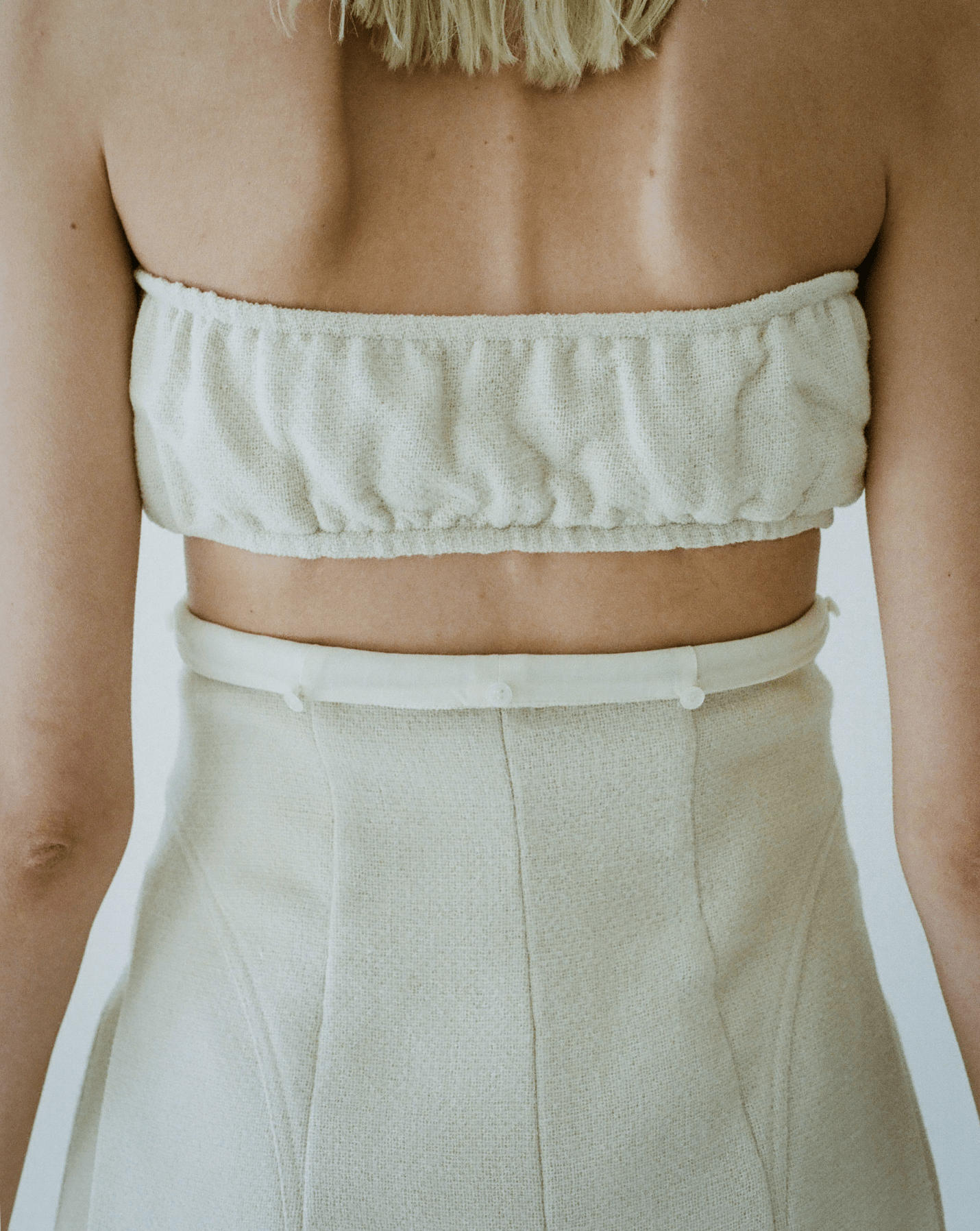 BOUCLE WOOL BODICE-Elena Velez-APOC STORE