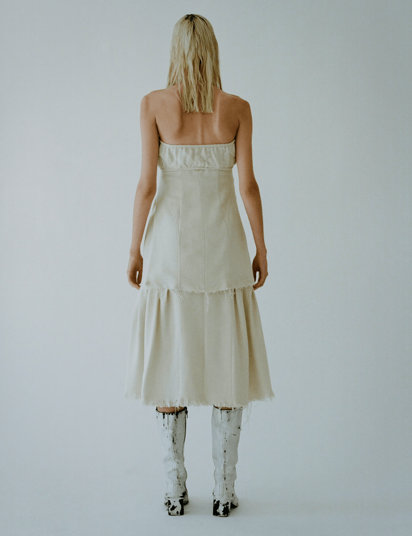 BOUCLE WOOL BODICE-Elena Velez-APOC STORE