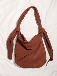BB Sack in Terracotta Suede-Pedro Trindade-APOC STORE