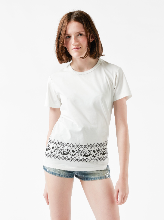 chöke Fair Isle Print T-shirt-Chöke-APOC STORE