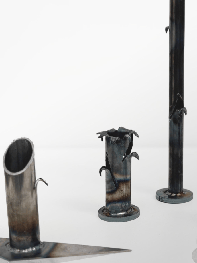 Geometric Dining Candelabra set-Jordan Zayas Kelly-APOC STORE