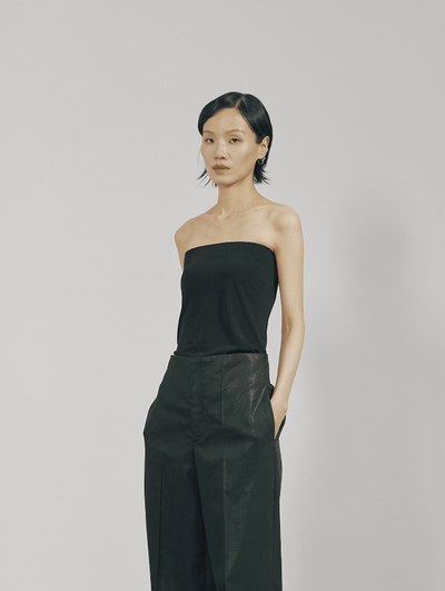 Black Skinny Tube Top-arc us arkus-APOC STORE