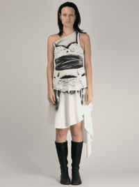 Lingerie dress white-Kenza Iatrides-APOC STORE